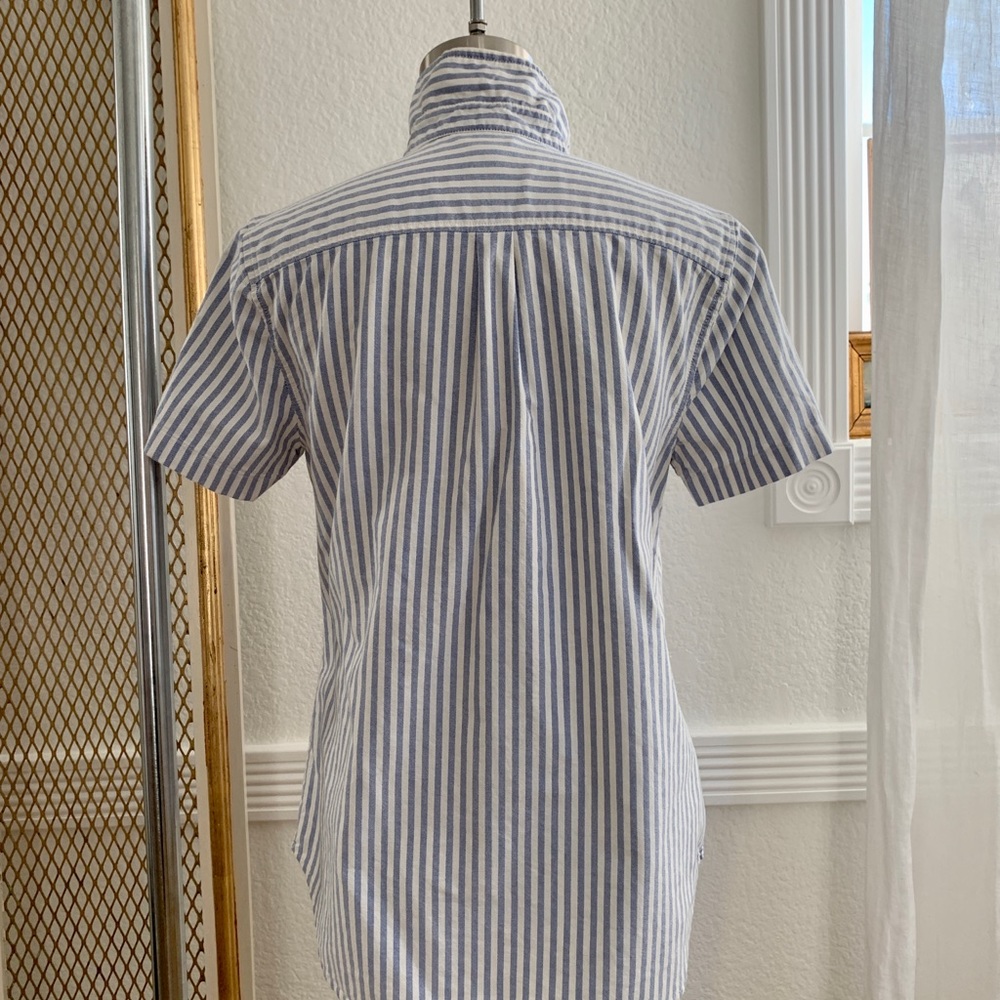 J. Crew Stripped Collared Pullover Small - image 7